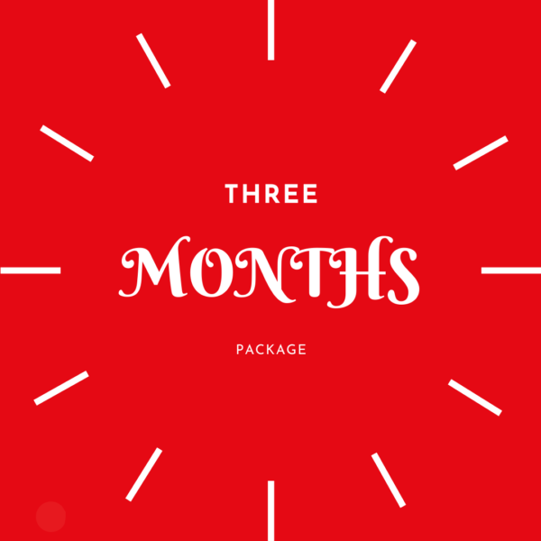 Three Month Package (Without Box)